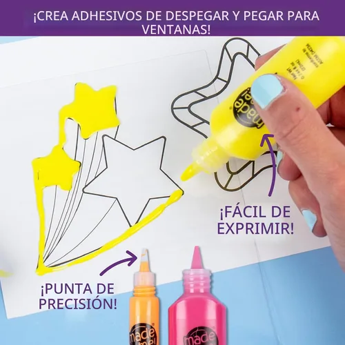 Miniatura 6 de Made By Me Crea tu propio arte de ventana, pinta tus propios atrapasueños, idea de manualidades DIY, kits de manualidades para niños, manualidades
