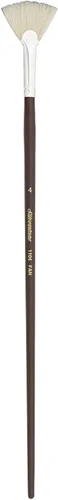 Miniatura 11 de Silver Brush Limited 1903S6 Bristlon Filbert - Brocha para pinturas acrílicas y al óleo, tamaño 6, mango corto Filbert - Mango corto