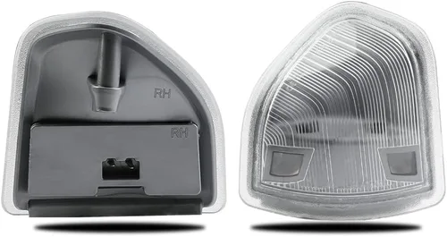 Miniatura 3 de Espejo lateral LED intermitente, luz de retrovisor izquierdo y derecho, lente de cubierta transparente para 68302828AA 68302829AA compatible