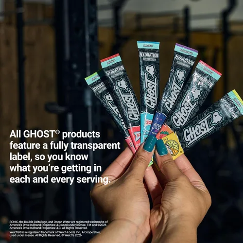 Miniatura 6 de GHOST Paquetes de Hidratación, Sonic Cherry Limeade, 24 Palitos, Polvo de Electrolitos - Suplemento de Mezcla para Bebida con Magnesio, Potasio
