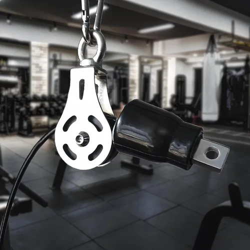 Miniatura 5 de Cable de gimnasia de poliuretano de 32.8 pies con extremos de tapón de bola para accesorios de máquina de gimnasio en casa, extracción LAT, fila