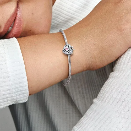 Miniatura 5 de Erizteya LoveHeart Charm for Bracelets 934 Sterling Silver Pendant for Womens Bracelets NecklacesHappy Birthday Mothers Day Jewelry Women Girls Gifts