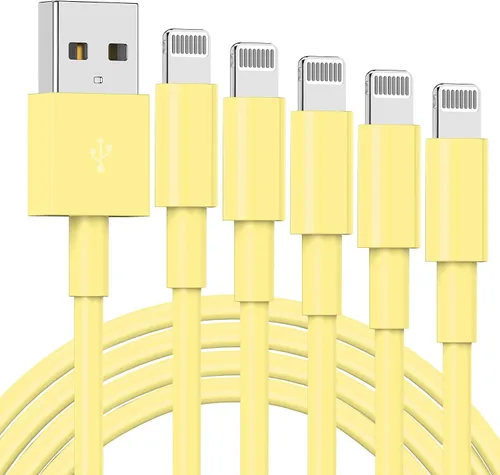 Miniatura 17 de Paquete de 3 cables de 10 pies con certificación MFi de Apple, cable largo de carga, Lightning a USB, carga rápida de 2.4 A, para iPhone 12/11/11