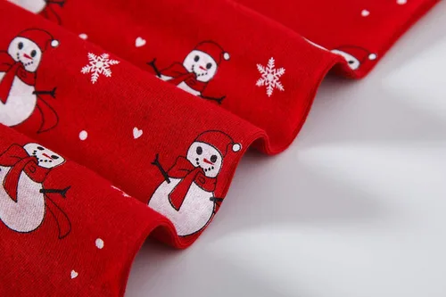 Miniatura 7 de Babyroom Pijama de algodón a juego de 4 piezas para niñas pequeñas y muñecas a juego