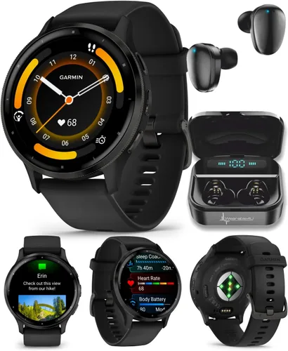 Miniatura 19 de Reloj inteligente Garmin Venu 3 GPS con pantalla AMOLED de 45 mm, características avanzadas de salud y fitness, hasta 14 días de batería, modo