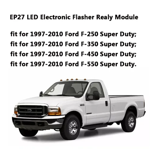 Miniatura 4 de Relé intermitente LED EP27 de 5 pines compatible con Ford F150 1997-2008 1997-2010 Super Duty F250-F550 Ranger 1995-2011 Señal de giro