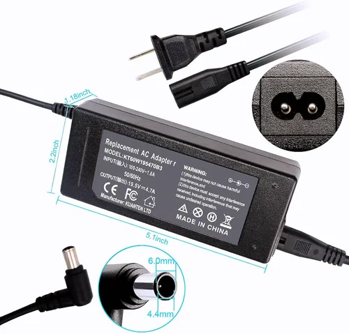 Miniatura 2 de Cable de alimentación adaptador de 19,5 V para Sony Bravia LCD TV KDL-48R510C KDL-40R510C KDL-48W650D KDL40W600B KDL32W600D KDL-40W650D KDL-48W600B