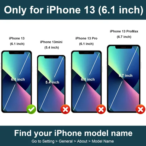 Miniatura 2 de Folosu Compatible con iPhone 13 Funda Cartera con Portarjetas, Soporte de Anillo para Dedo con Rotación de 360° Función de Atril Protectora Bloqueo