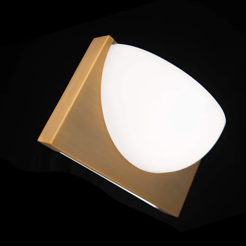 Miniatura 6 de WAC Lighting dweLED, Mylie - Aplique de pared LED de 10 pulgadas 3000 K en latón envejecido