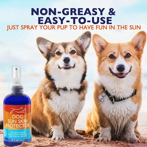 Miniatura 6 de EBPP - Protector solar para perros, 8 onzas líquidas, seguro para todas las razas sin óxido de zinc, protección de mascotas e hidratante para piel