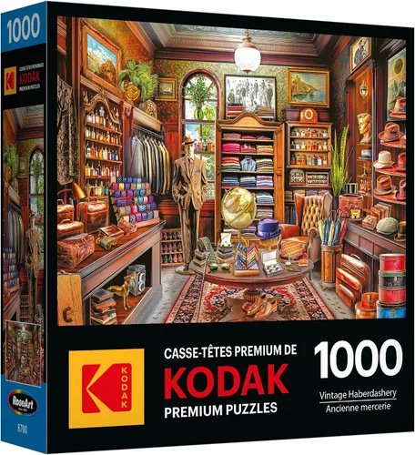 Miniatura 2 de Roseart - Kodak Premium - Mercería vintage - Rompecabezas de 1000 piezas para adultos