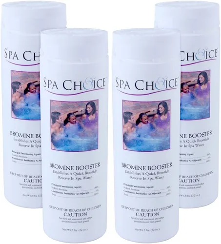 Miniatura 10 de SpaChoice Potenciador de bromo prémium de 1 libra, bromuro de sodio para jacuzzi, fabricado en Estados Unidos