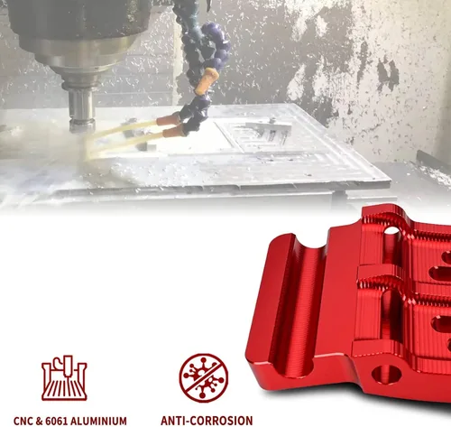 Miniatura 5 de Canitu Kit de soporte de bastidor, soporte de marco de aluminio Billet de alta resistencia, soportes de clavija trasera para bicicleta, adaptador
