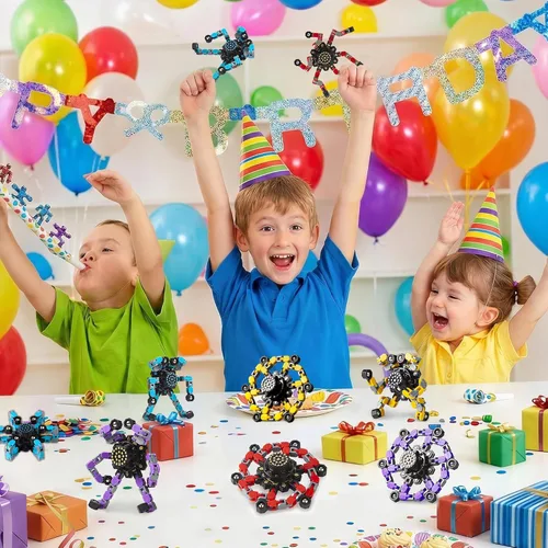 Miniatura 2 de Gokeey Fidget Spinners 8 piezas para niños y adultos, juguetes sensoriales para aliviar el estrés para niños y niñas, giroscopios de punta de dedo