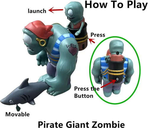 Miniatura 3 de JHESAO Plantas y Zombis - Figuras de acción de juguetes, set de zombis PVZ, serie 1 y 2, grandes regalos para niños y fanáticos, para cumpleaños
