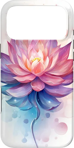 Miniatura 21 de Funda para iPhone 14 Pro Max Lotus Flower Symbol of Beauty and Spirituality Illustration Case