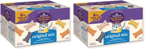 Miniatura 14 de Old Mother Hubbard by Wellness Classic - Galletas pequeñas surtidas para perros, sabor original, horneadas, naturales y crujientes para entrenarlo