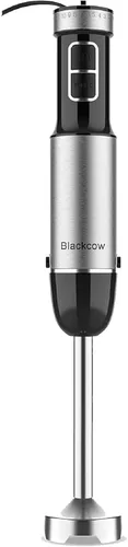 Miniatura 8 de Blackcow Batidora de inmersión de mano, batidora de mano eléctrica de 500 W, batidora de mano eléctrica con 12 velocidades y turbo, licuadora
