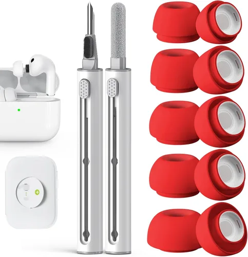 Miniatura 8 de Pohgelan Compatible con AirPods Pro de 2ª/1ª Generación Puntas de Repuesto para Auriculares, con Orificio de Reducción de Ruido y Pantalla