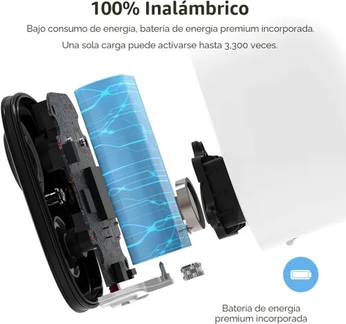 Miniatura 5 de GMK Cámaras de seguridad inalámbricas para exteriores, visión nocturna a color 2K, detección de movimiento AI, conversación de 2 vías, funciona