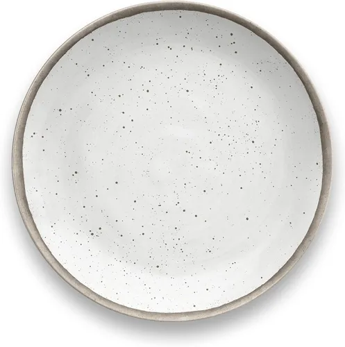 Miniatura 2 de TarHong Retreat Pottery - Platos de ensalada de bambú blanco, 8.5 pulgadas de diámetro, mezcla patentada de materiales de fusión