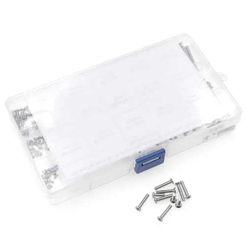 Miniatura 6 de Juego de tornillos de máquina de acero inoxidable M2, M2.5, M3 con cabeza Phillips y plana