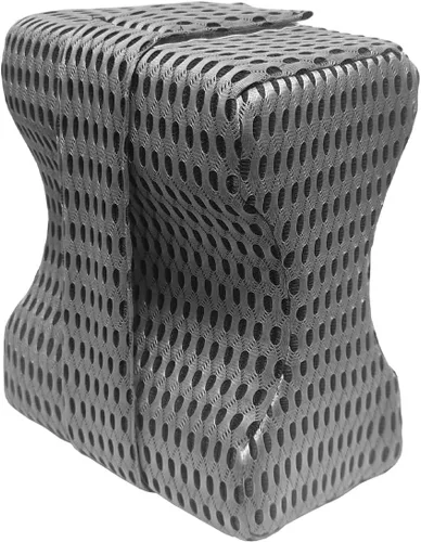Almohada de rodilla para dormir de lado, almohada de elevación de piernas para aliviar la columna vertebral torcida, ciática, entumecimiento de