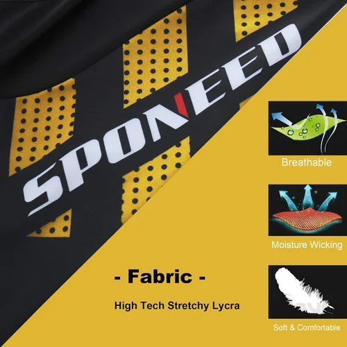 Miniatura 5 de sponeed Pantalones cortos de ciclismo para hombre pantalones acolchados para equitación ropa de ciclismo y ciclismo