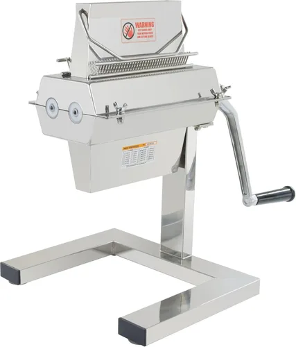 Hakka - Ablandador de carne comercial, máquina ablandadora manual de carne, acero inoxidable, 7 pulgadas de ancho, 37 cuchillas, herramienta para