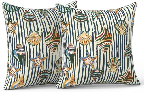 Miniatura 69 de LVTXIII Juego de 2 almohadas lumbares para patio, 12 x 20 pulgadas, resistentes a la decoloración, para exteriores con interiores, cojines lumbares
