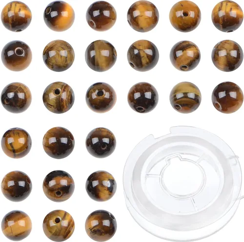 Miniatura 15 de Bymitel - Cuentas redondas de jade blanco natural de 5/32 de pulgada, 210 unidades de piedras preciosas auténticas para bricolaje y fabricación