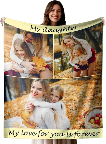 Miniatura 15 de EAQ Manta personalizada con collage de imágenes, es una manta personalizada para niños, adultos, familia, recuerdo, regalo