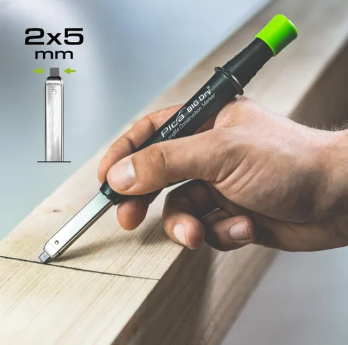 Miniatura 4 de Pica Marcador seco grande para construcción, grafito