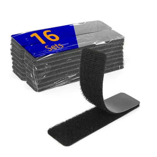 Miniatura 18 de 160 unidades (80 pares) puntos autoadhesivos de 0.98 pulgadas de diámetro, blanco, puntos de gancho y bucle, monedas adhesivas para escuela, aula