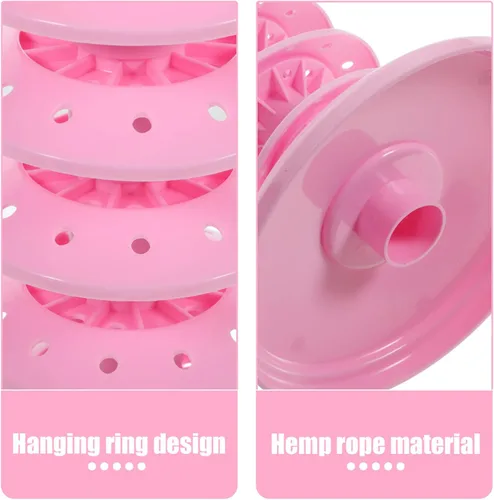 Miniatura 3 de Hemoton Soporte ajustable de múltiples niveles para piruletas de material de PP para bodas, fiestas, tiendas, exhibiciones decorativas de mesa