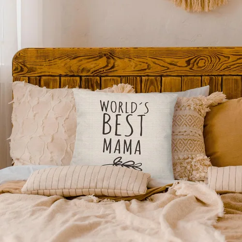 Miniatura 3 de Fundas de almohada de 18 x 18 pulgadas, regalos para mamá para el día de la madre, cumpleaños de parte de hija e hijo, funda de almohada decorativa