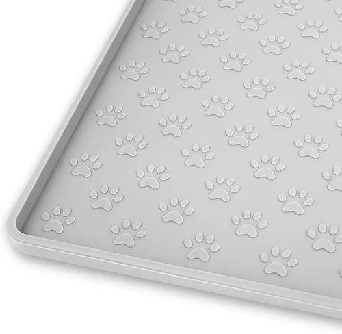 Miniatura 12 de Ptlom - Tapete para mascotas para perros y gatos, impermeable de silicona para cuencos de alimentación de mascotas para comida y agua, para perros