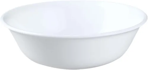 Miniatura 2 de Corelle 3125 Vitrelle Tazón de Cereales de Vidrio Winter Frost, Blanco, 18 oz, Paquete de 6