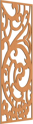 Miniatura 7 de Bridgewater - Paneles de pared decorativos de madera con calado, 9 3/8 pulgadas de ancho x 24 3/8 pulgadas de alto x 1/4 de alto, nogal
