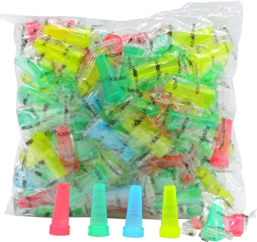 Miniatura 6 de 100 puntas desechables para cachimba, puntas de boca de shisha de plástico multicolor de grado alimenticio, boquillas de cachimba envueltas