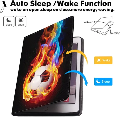 Miniatura 2 de Funda para iPad Mini, funda para iPad Mini 1, 2, 3, 4, 5, funda de piel sintética, funda inteligente con soporte y encendido automático para iPad
