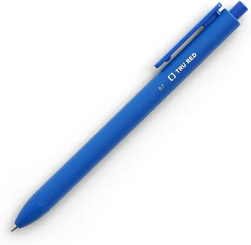Miniatura 12 de TRU RED Bolígrafos de gel retráctiles, punta media de 0.028 in, tinta negra, paquete de 5 bolígrafos de secado rápido para notas sin manchas