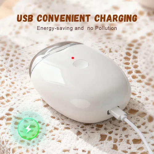 Miniatura 4 de Amoladora de uñas automática universal, portátil 3 en 1 con luz LED y 3 velocidades, cortador automático de uñas y recortador de pulido para toda