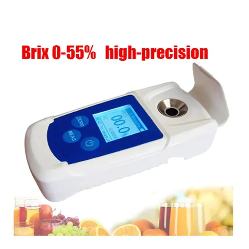 Miniatura 5 de lyrlody Refractómetro digital Brix, probador de contenido de azúcar alta precisión con compensación automática de temperatura para bebidas
