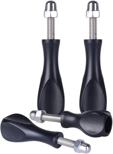 Suptig Tornillos de pulgar 3 piezas largo y 1 tornillo corto para Gopro Hero 13/Hero 12/11/10/9/8/7/6/5/4/3+/3/Hero Session GoPro Max y DJI osmo