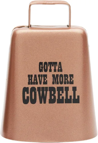 Miniatura 13 de Bevin Bells "Gotta Have More Cowbell" (X-Pequeño) Campana de Vaca de Kentucky con Color Cobre Hecha de Acero Fabricantes de Ruido Fuerte