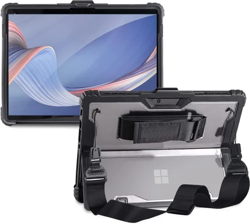 Miniatura 10 de AOAO Funda para Microsoft Surface Go 4/Surface Go 3/Surface Go 2/Surface Go con correa para el hombro, correa de mano, soporte para lápiz stylus