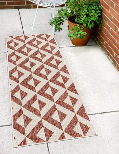 Miniatura 28 de Unique Loom Jill Zarin Outdoor Collection - Alfombra rectangular (2 pies 2 pulgadas x 3 pies 1 pulgadas, rectangular, beige y marrón)