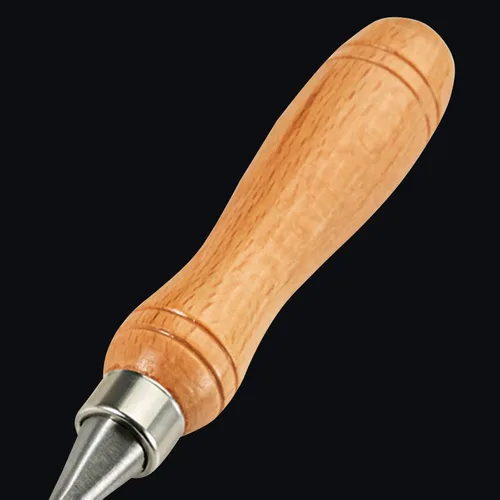 Miniatura 6 de VEVOR Juego de cinceles de madera, 12 piezas, cincel de mano tallado de 3-3/4 pulgadas de longitud de hoja con mango de eucalipto rojo, caja