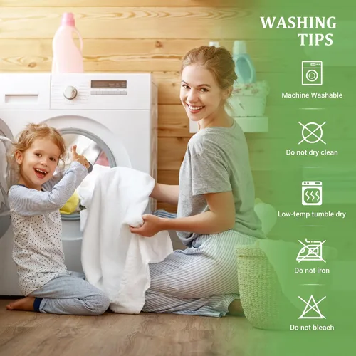 Miniatura 6 de MERITLIFE - Protector de colchón de bambú impermeable premium, suave y sin ruido, relleno con tela de aire 3D ultrasuave y transpirable, funda